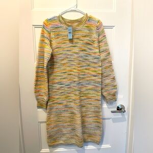 Multicolor knit dress